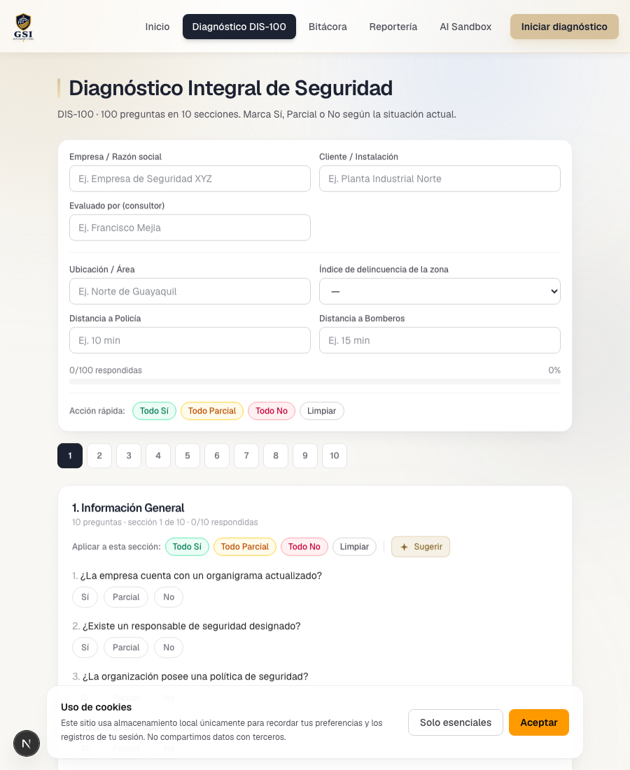 Diagnóstico DIS-100